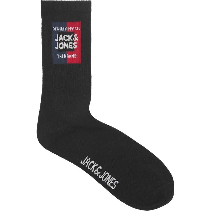 JACK & JONES Kojinės vyrams, Juoda, JACCOLOR BLOCK SOCKS 5 5