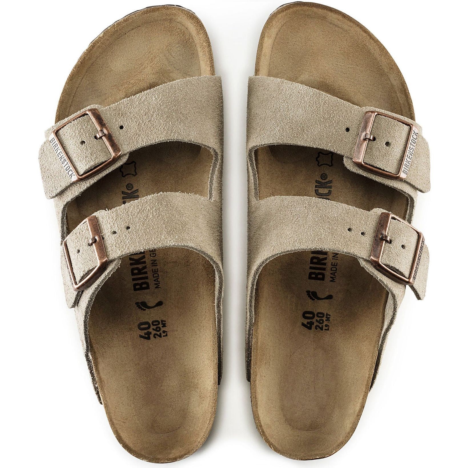 BIRKENSTOCK Šlepetės, Smėlio, Arizona slippers 3