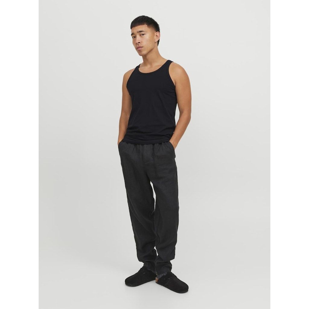 JACK & JONES Marškinėliai vyrams, Juoda, JJEBASIC TANK TOP NO 6