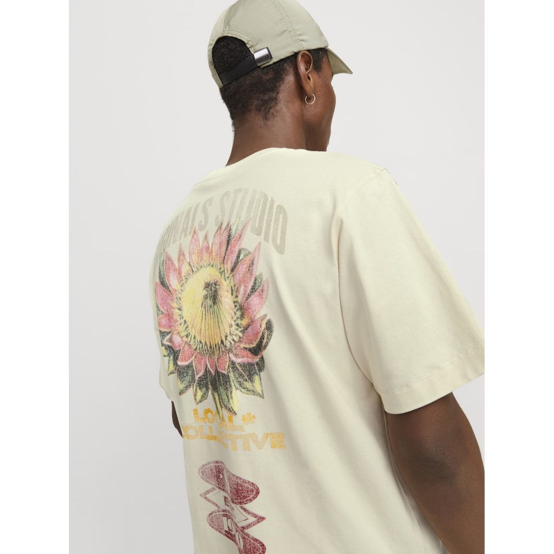 JACK & JONES Marškinėliai vyrams, Geltona, Retiro back tee 7