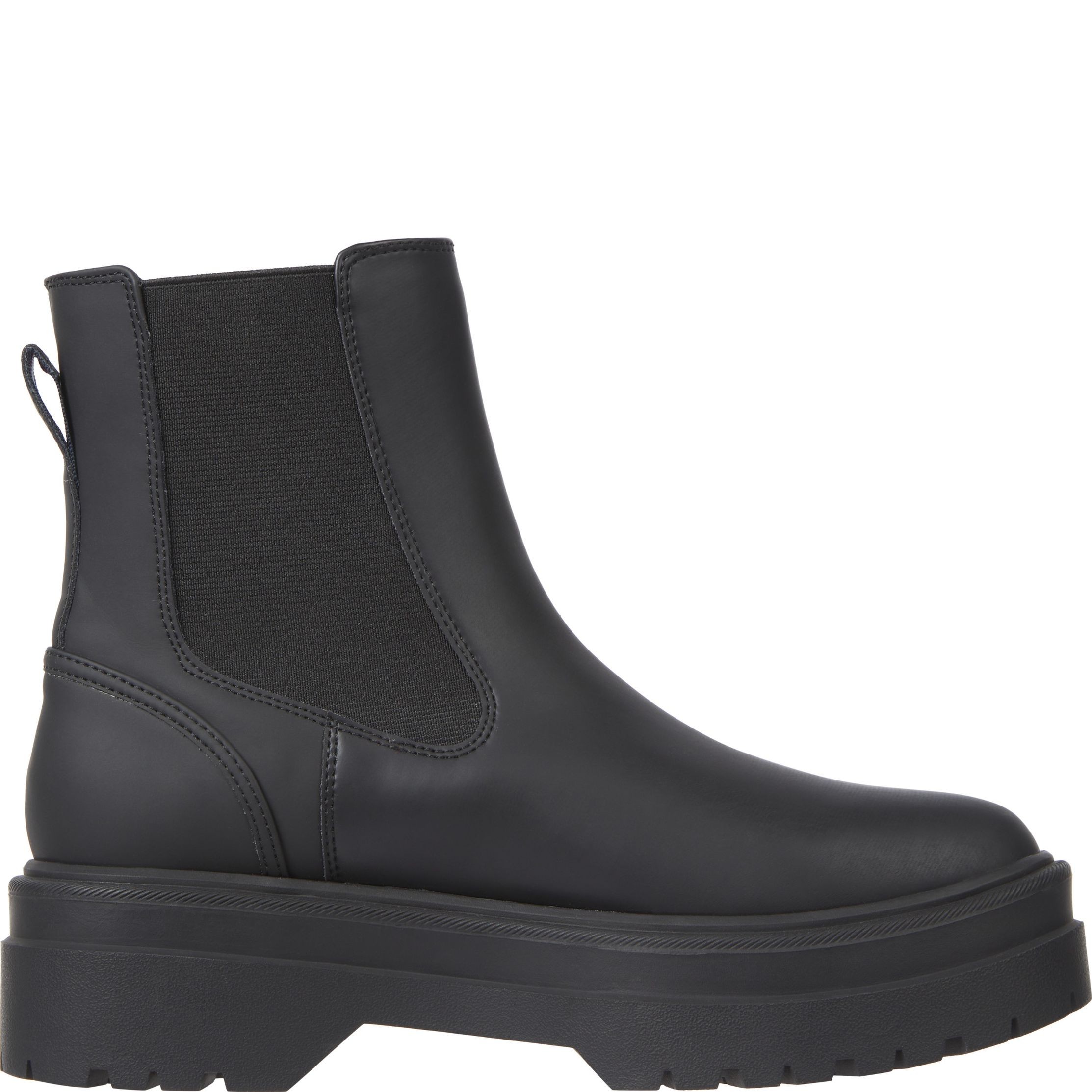 TOMMY HILFIGER Aulinukai moterims, Juoda, Rubberised chelsea 5