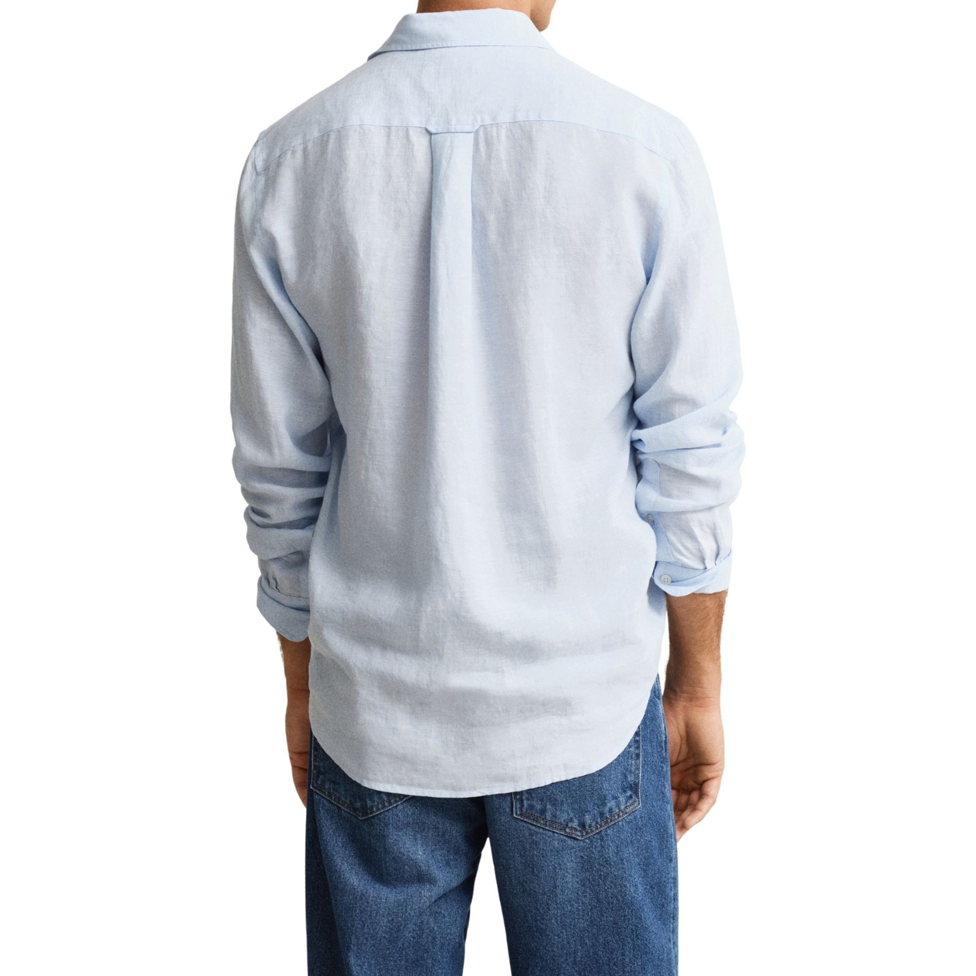 GANT Marškiniai trump. rankovėmis vyrams, Mėlyna, 3260045-450 Shirts sho 3