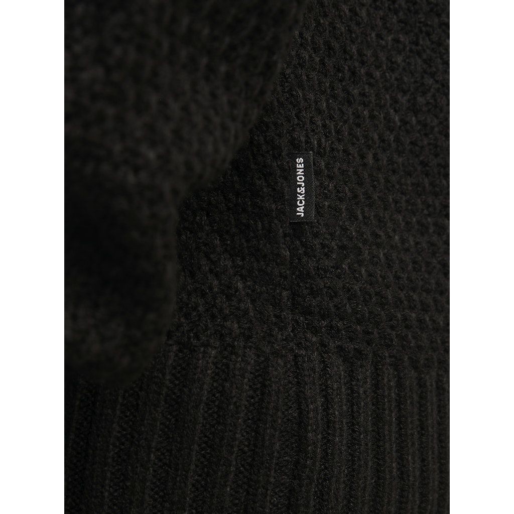 JACK & JONES Megztinis vyrams, Juoda, Craig knit crew neck 4
