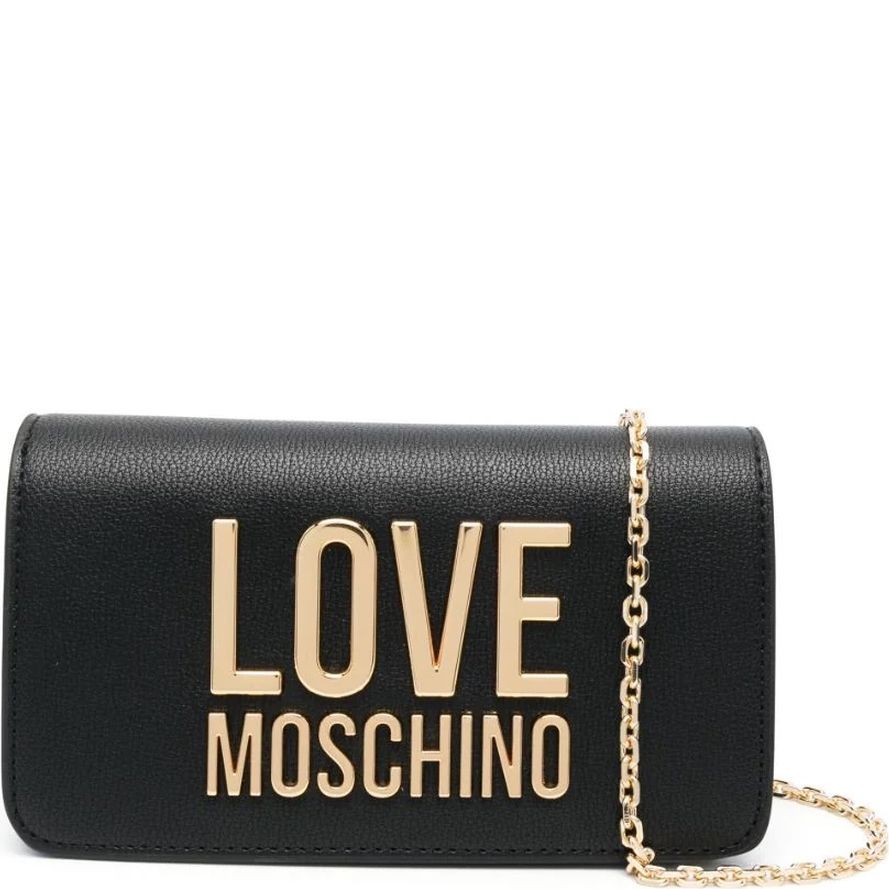 LOVE MOSCHINO Rankinė per petį moterims, Juoda, Crossbody 1