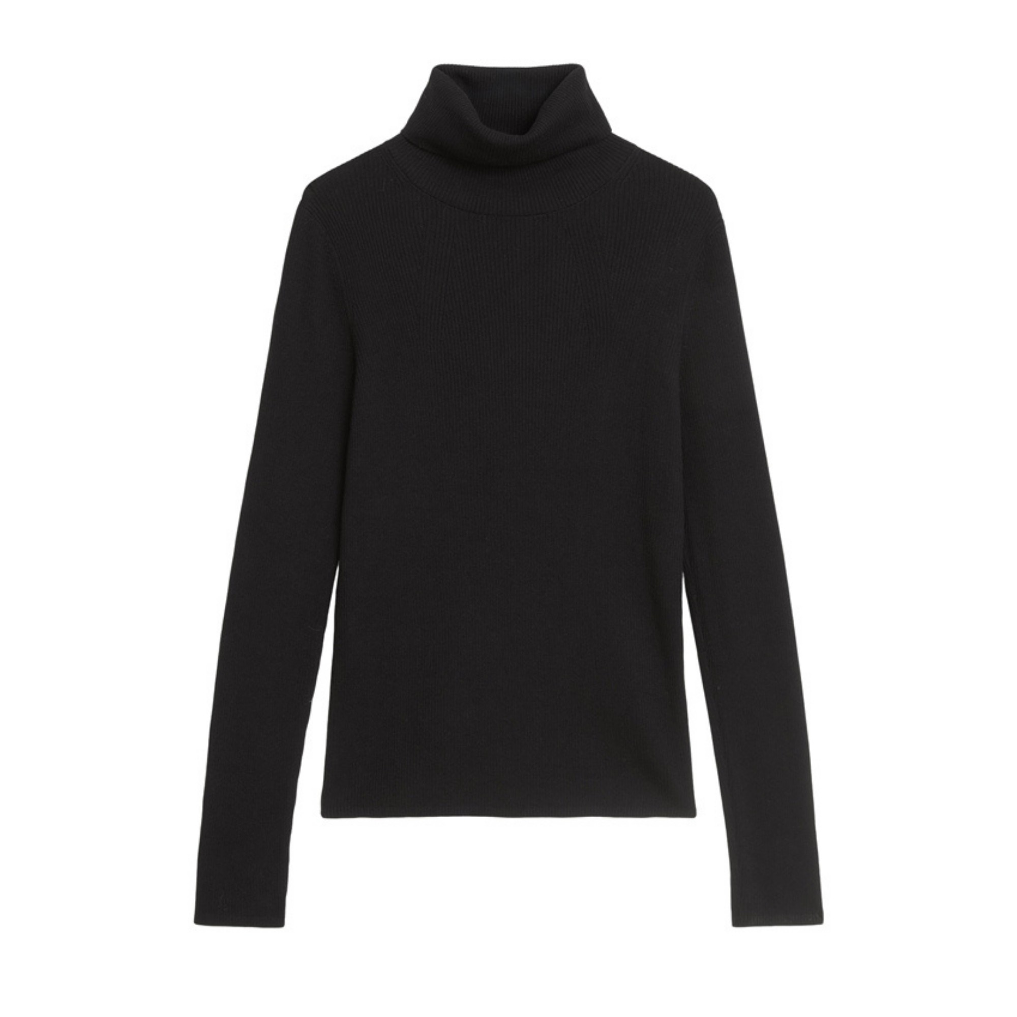 MARC O'POLO Palaidinės aukštinta apykakle moterims, Juoda, 509501460679 Turtn tops