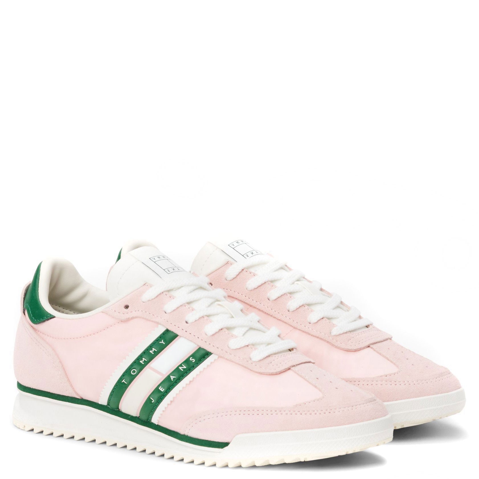 TOMMY JEANS Laisvalaikio bateliai moterims, Rožinė, Retro runner sneaker 1