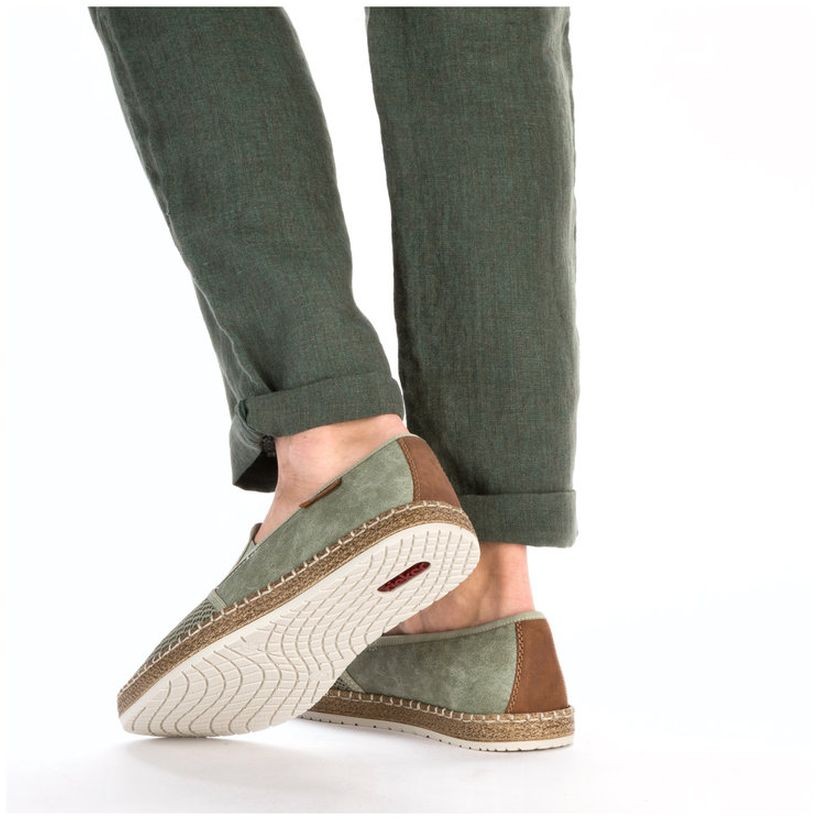 RIEKER Laisvalaikio bateliai vyrams, Žalia, LEISURE 7