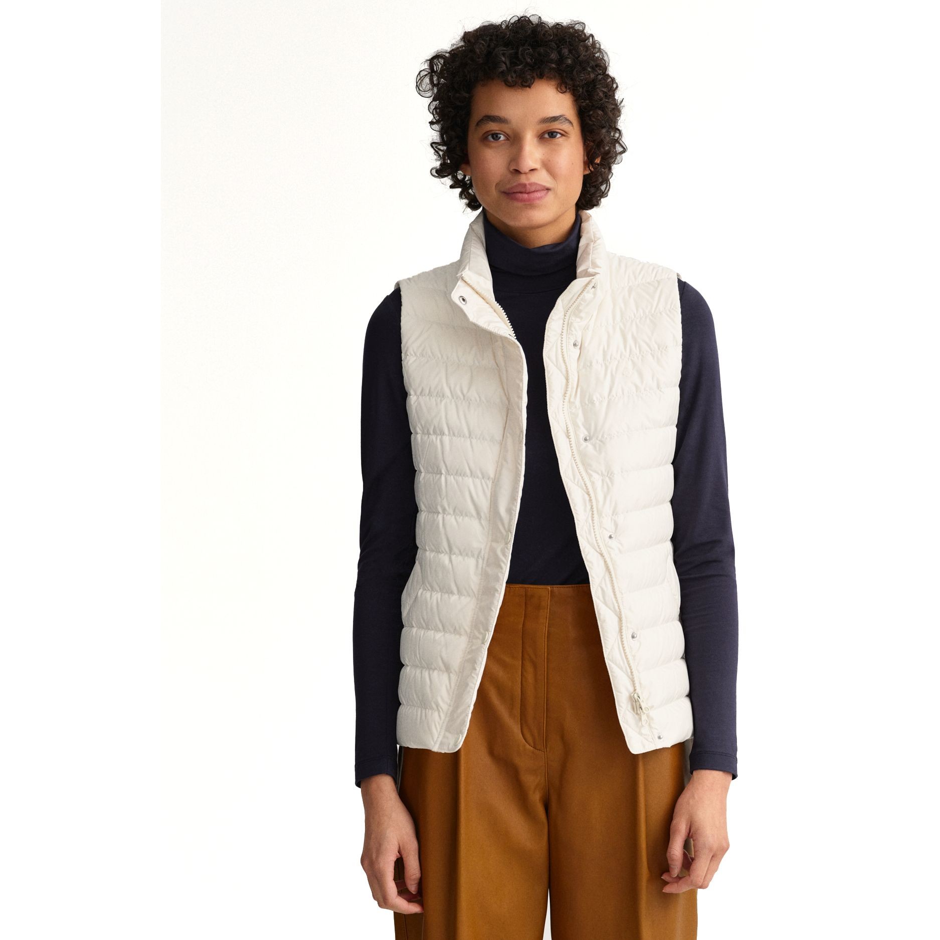GANT Liemenė moterims, Smėlio, light down gilet 1
