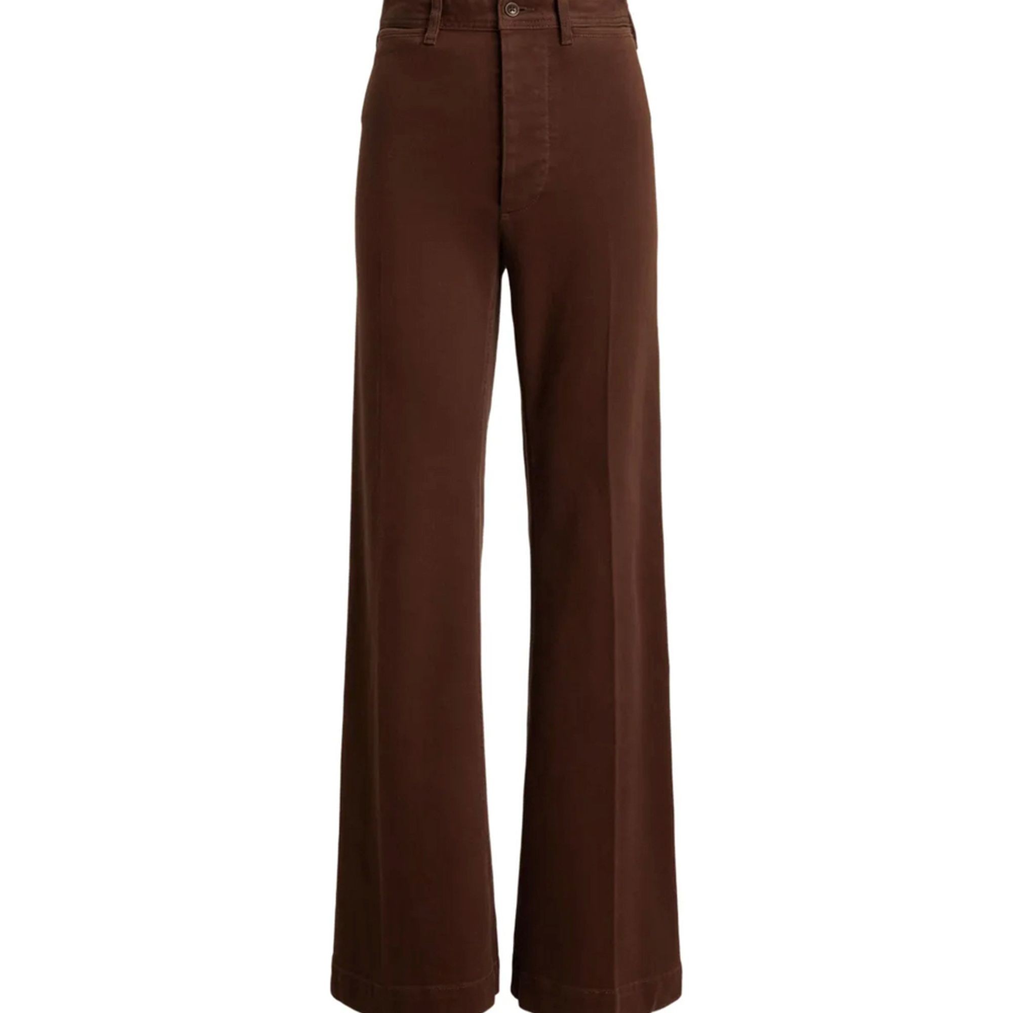POLO RALPH LAUREN Kelnės moterims, Ruda, Woven-flare-pants 1