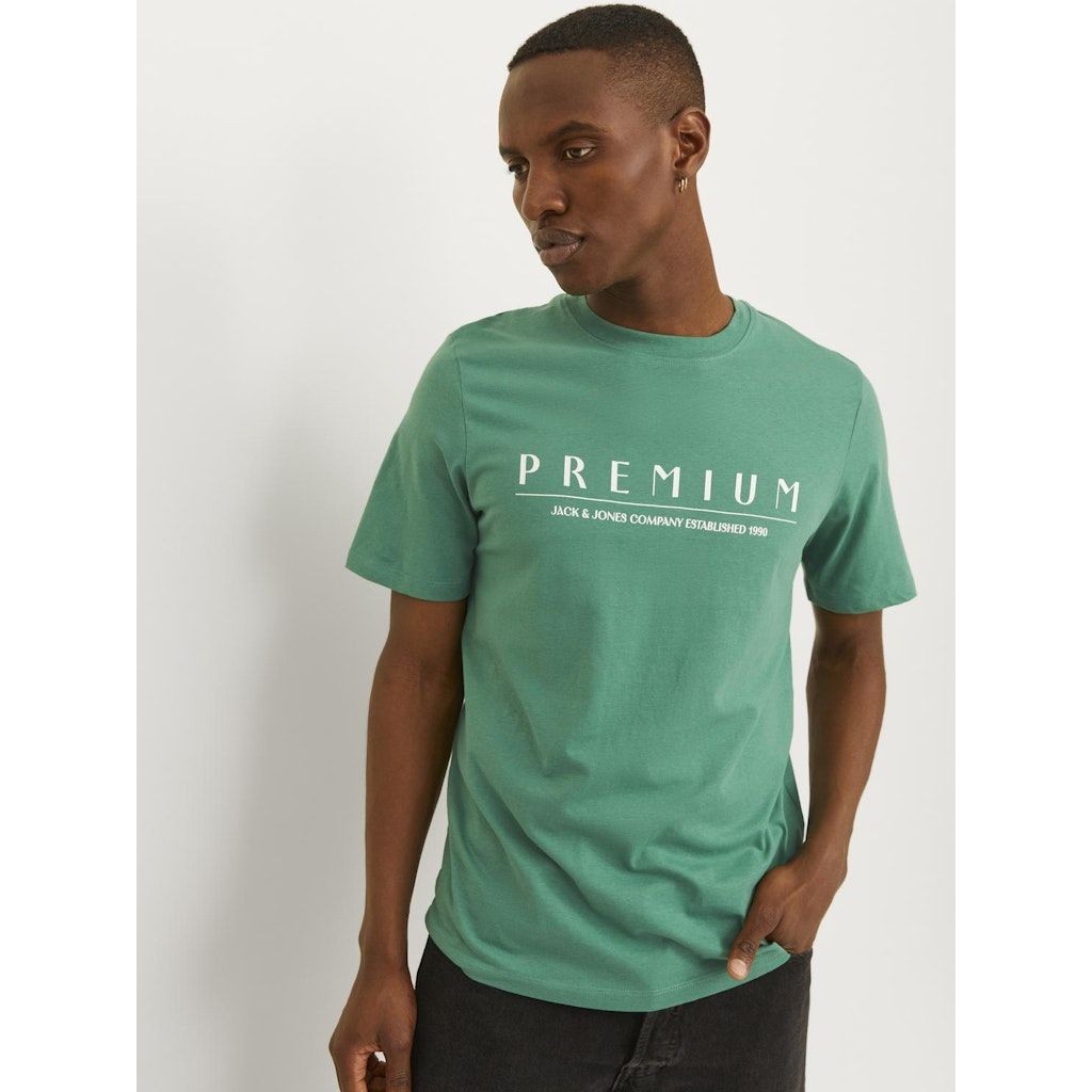 JACK & JONES Marškinėliai vyrams, Žalia, JPRSTAR TEE SS CREW 6