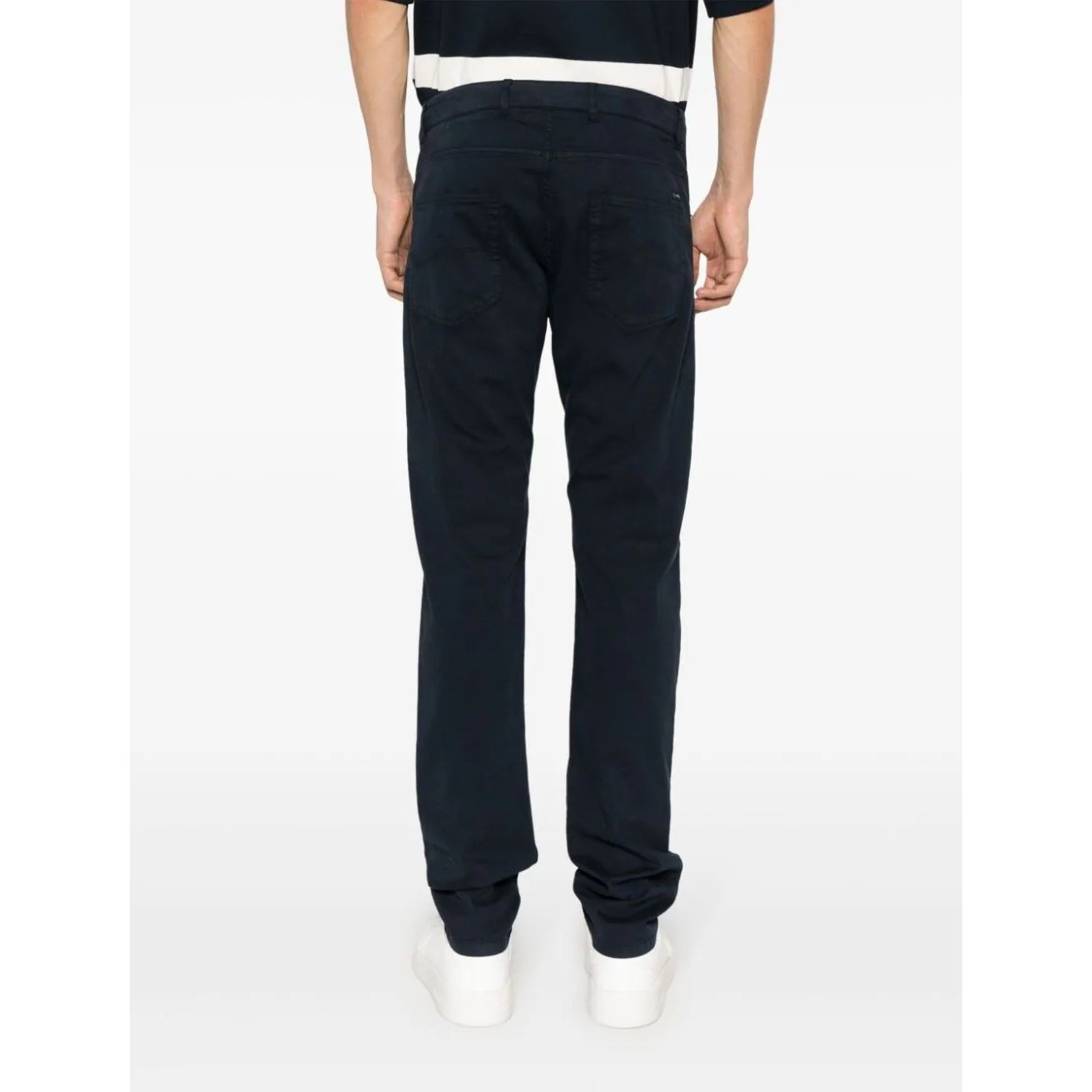 PAULNSHARK Tiesūs džinsai vyrams, Mėlyna, Five pocket trousers 3