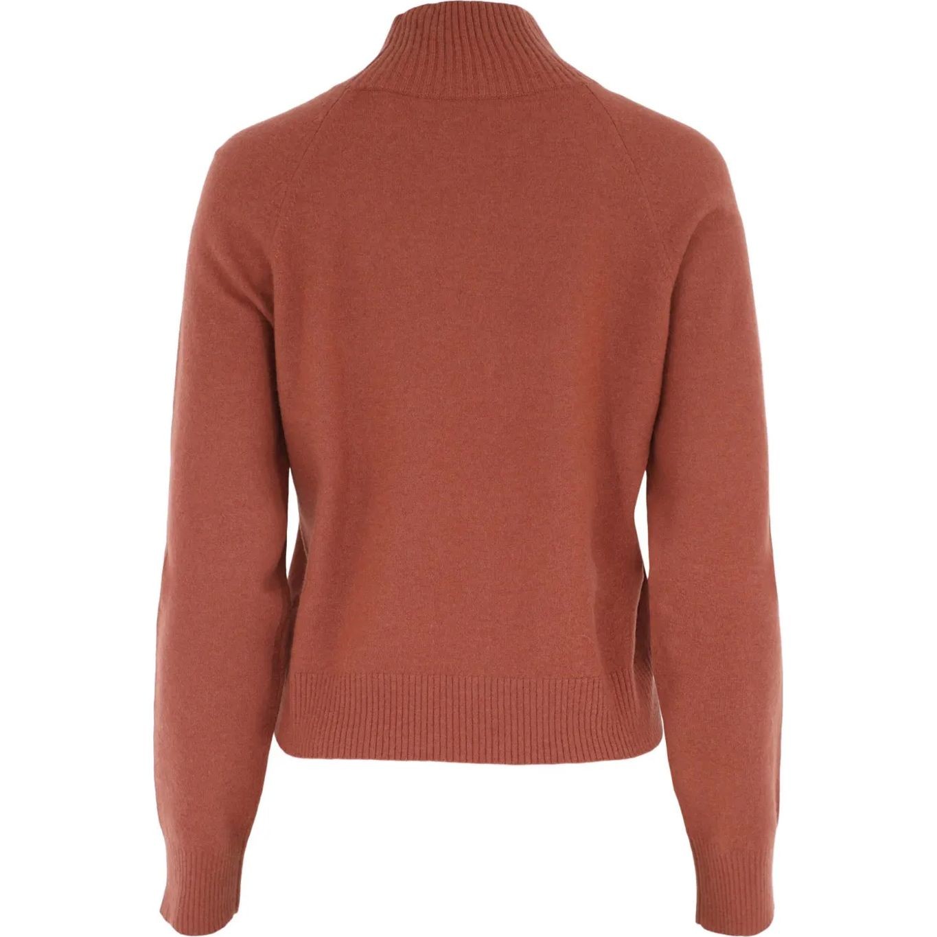 VINCE Megztinis su kaklu moterims, Ruda, Raglan turtle nk 2