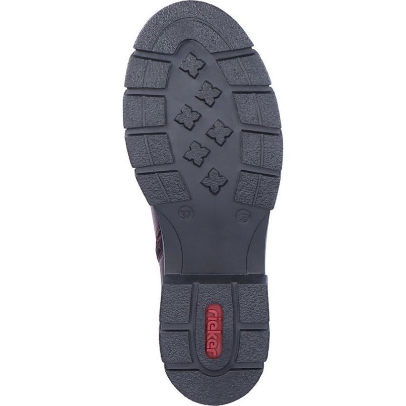 RIEKER Aulinukai moterims, Raudona, BOOTIES 6