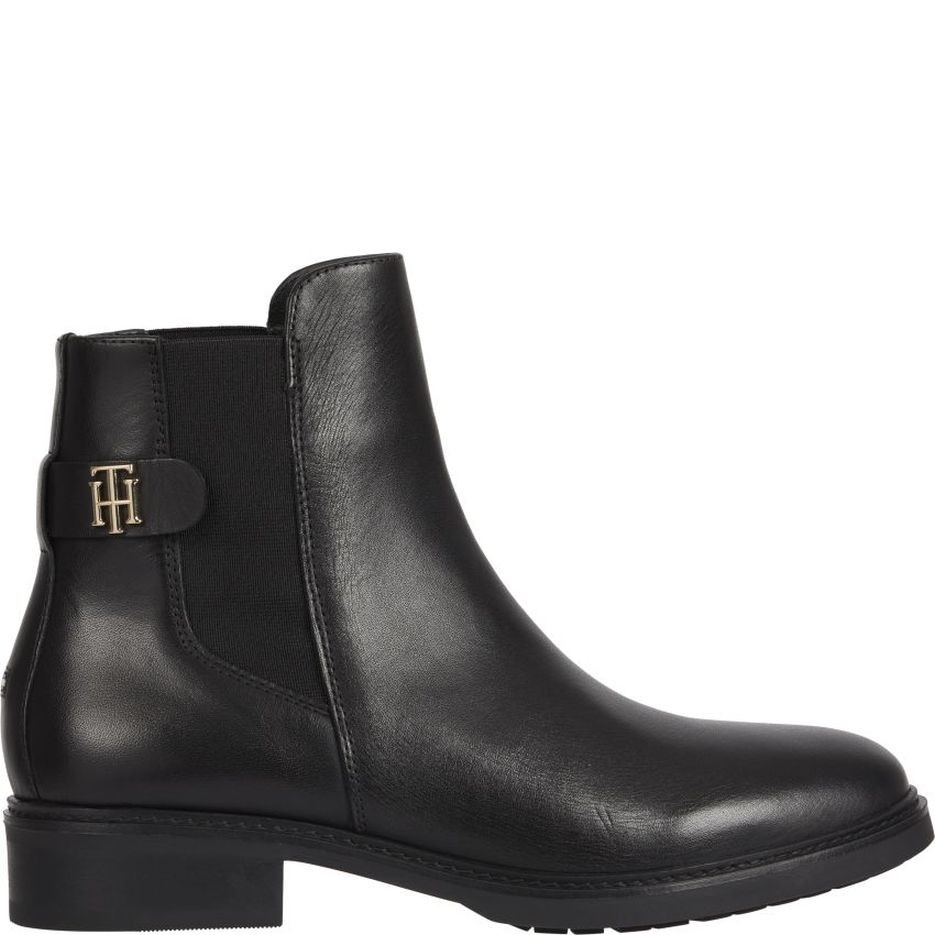 TOMMY HILFIGER Aulinukai moterims, Juoda, FLAT BOOT 2