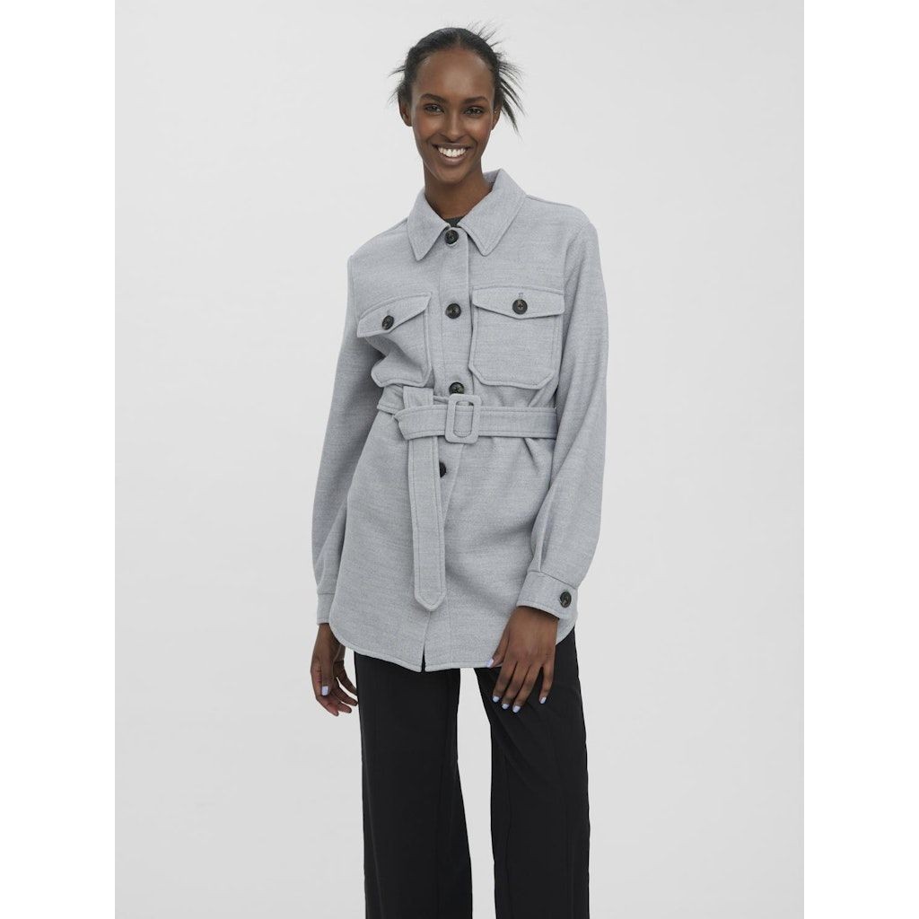 VERO MODA Megztinis moterims, Pilka, VMCALAUTILITY JACKET 2