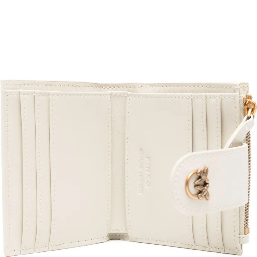 PINKO Piniginė moterims, Balta, Multi purpose wallet 3