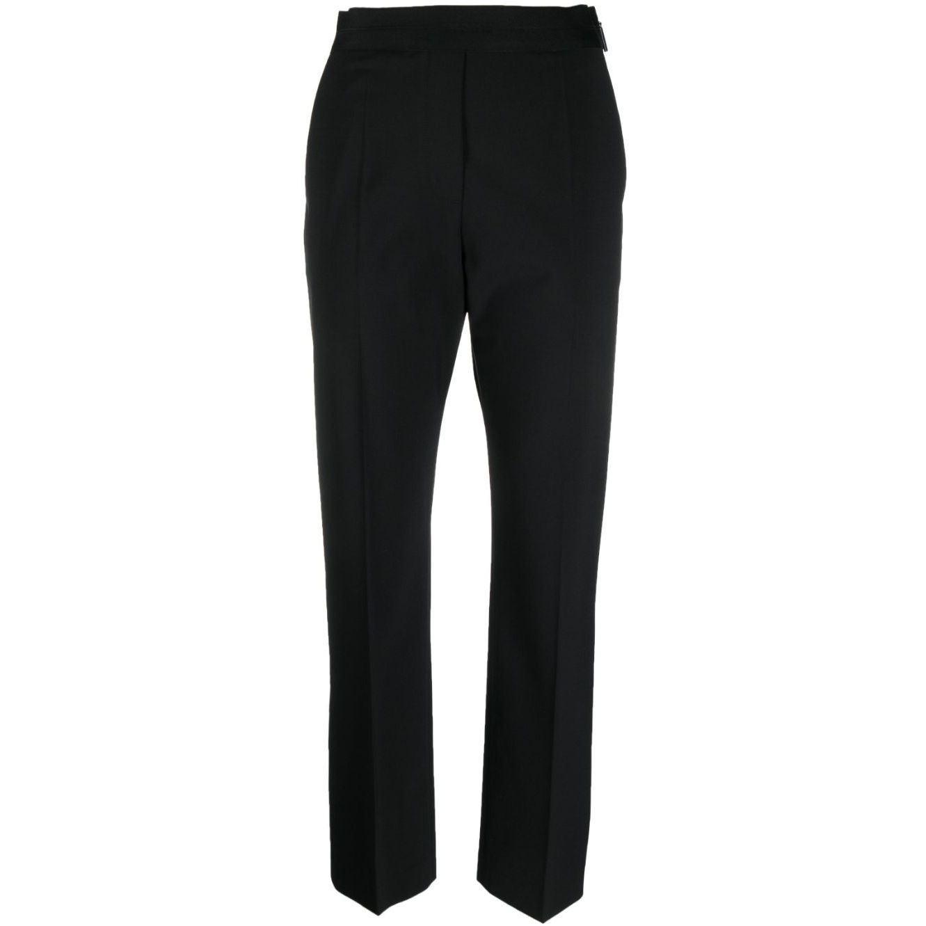 MSGM Kelnės moterims, Juoda, High weigh pants