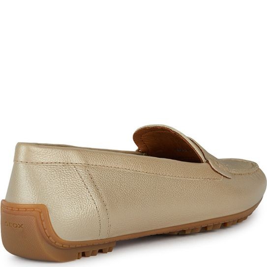 GEOX Mokasinai moterims, Auksinė, Kosmopolis grip moccasins 4