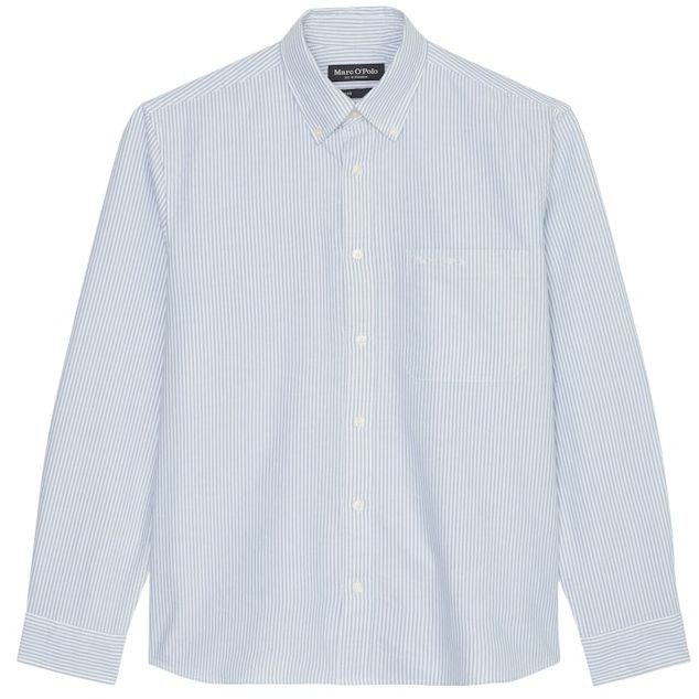MARC O'POLO Marškiniai ilgomis rankovėmis vyrams, Mėlyna 1
