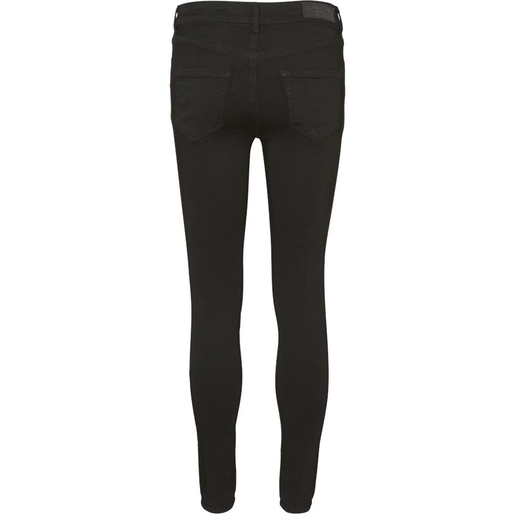 VERO MODA Slim džinsai moterims, Juoda, VMLUX NW SUPER S JEA 5
