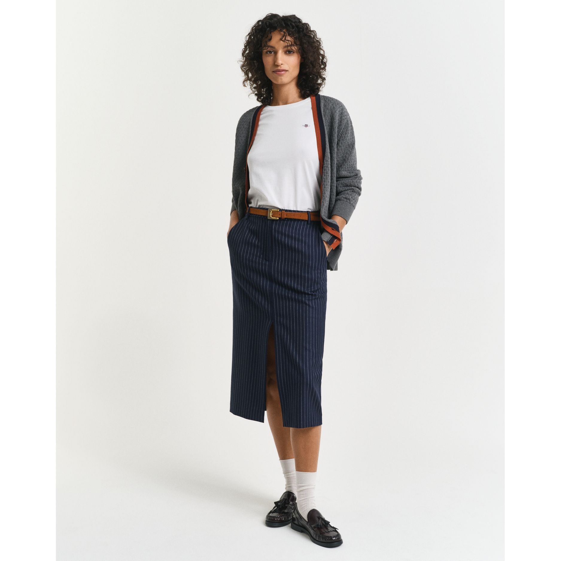 GANT Marškinėliai moterims, Balta 2