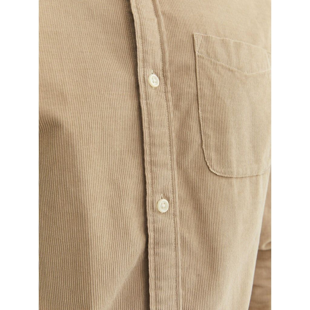 JACK & JONES Marškiniai ilgomis rankovėmis vyrams, Ruda, Classic cord shirt 6