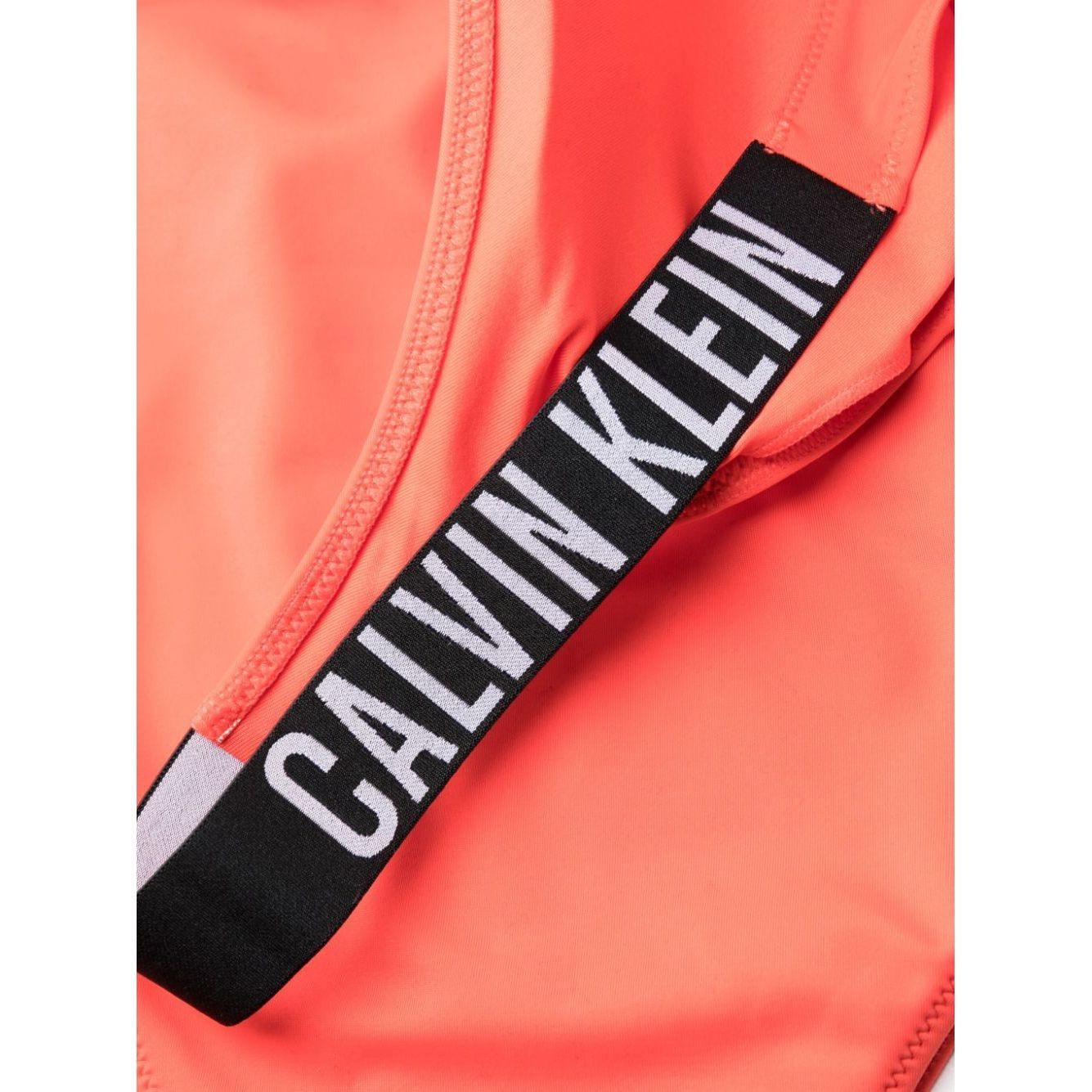 CALVIN KLEIN UW Maudymosi kostiumėlis moterims, Oranžinė, Scoop Back 3