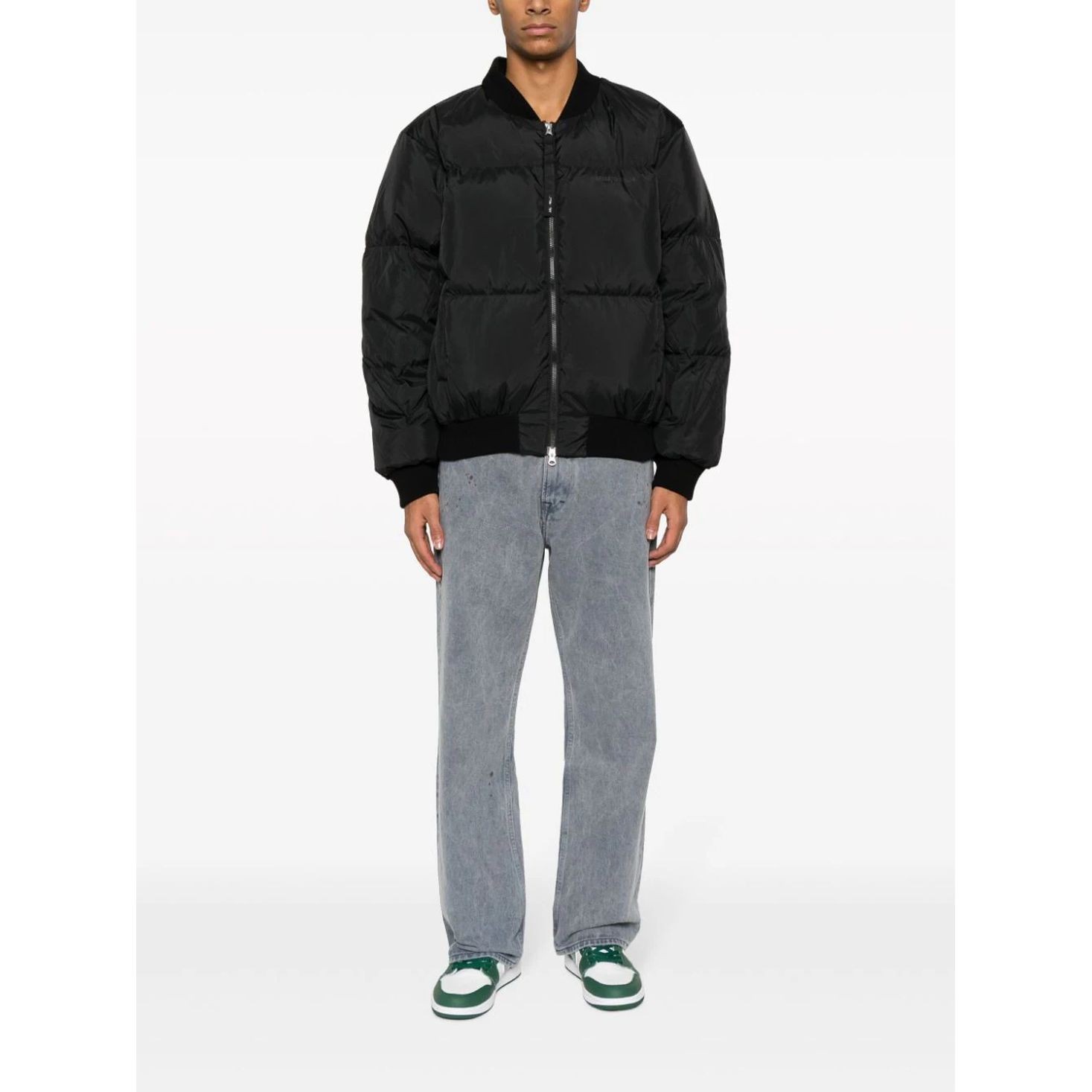 AXEL ARIGATO Bomberis vyrams, Juoda, Puffer bomber 2