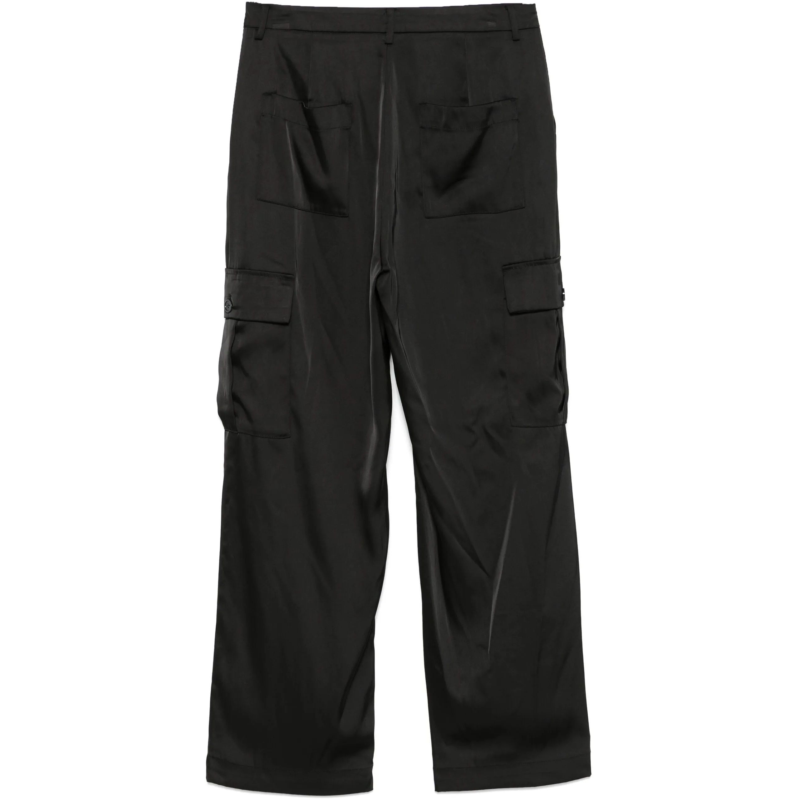 DKNY Kelnės moterims, Juoda, Stretch satin cargo 2