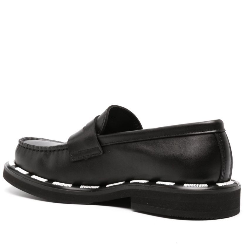 MOSCHINO Loaferiai moterims, Juoda, Loafers 3