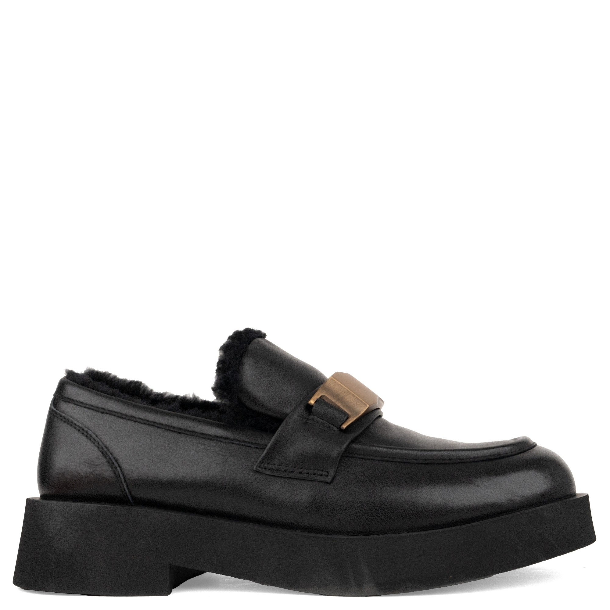 SERGIO MORETTI Loaferiai moterims, Juoda, Loafers 2
