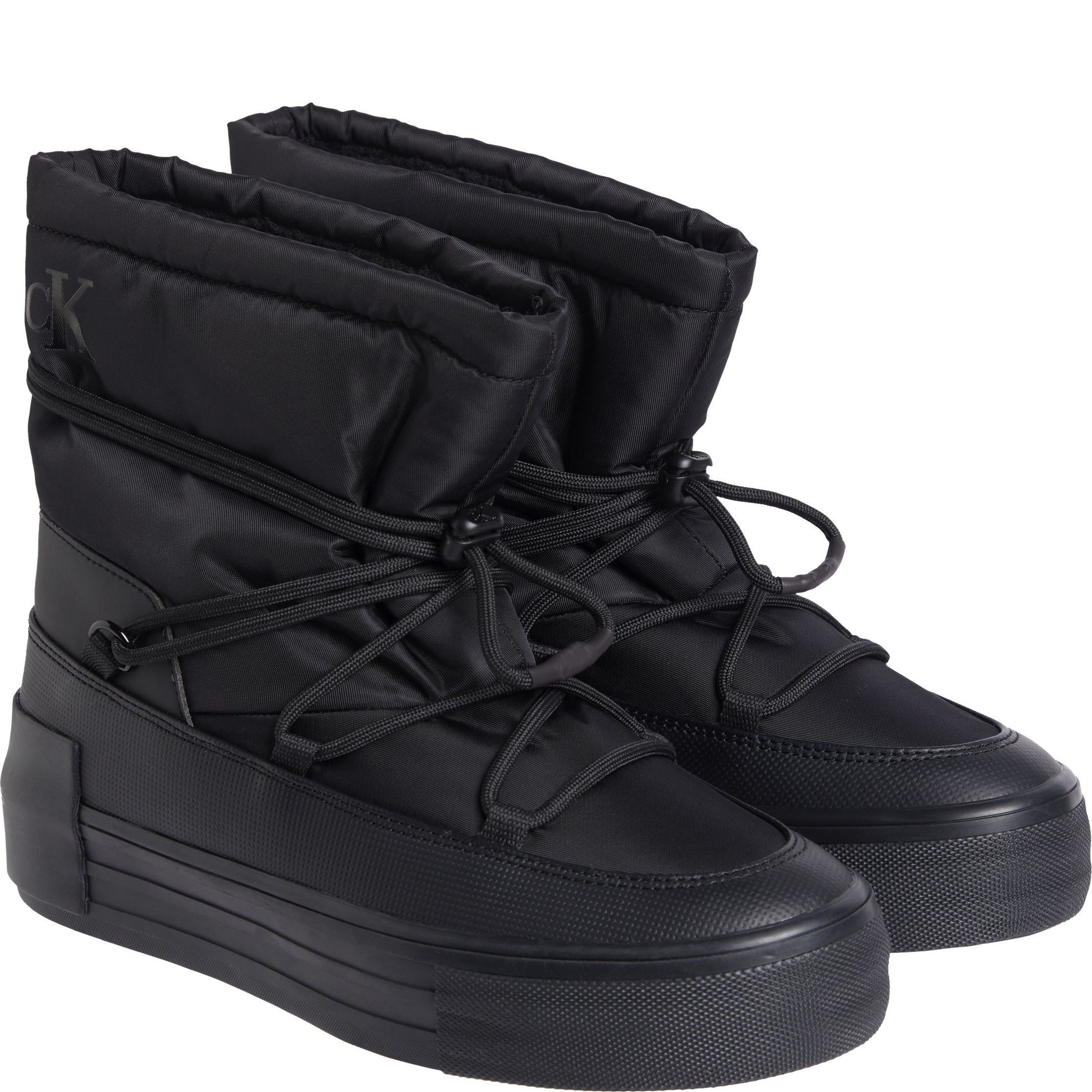 CALVIN KLEIN JEANS Pašiltinti aulinukai moterims, Juoda, Vulc flatform snow boot 1