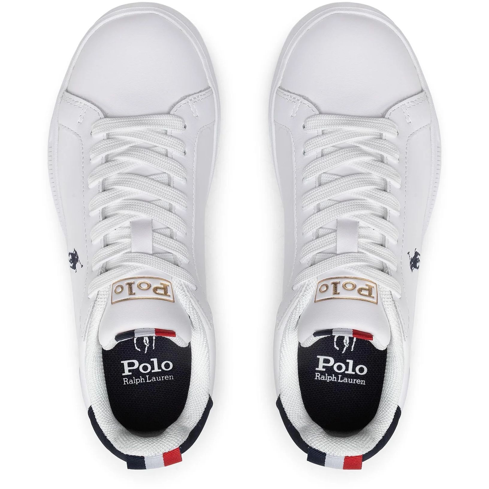 POLO RALPH LAUREN Sportiniai bateliai vyrams, Balta, Low top lace sneakers 4