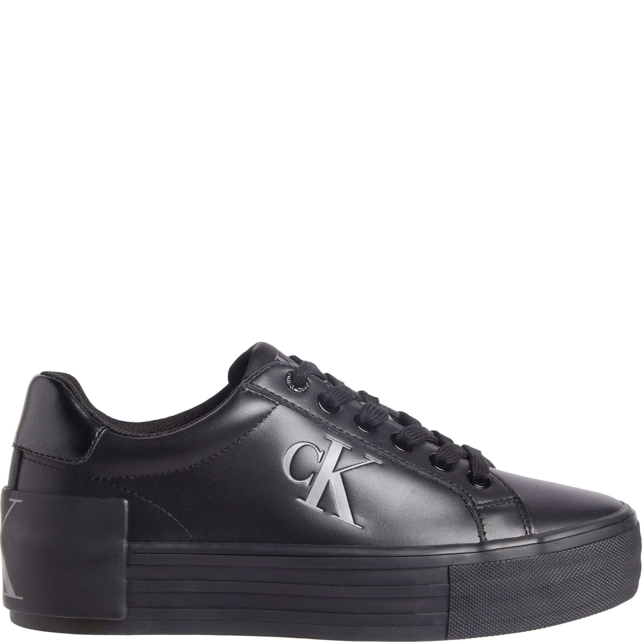 CALVIN KLEIN JEANS Laisvalaikio bateliai moterims, Juoda, Vulc flatform low leisure