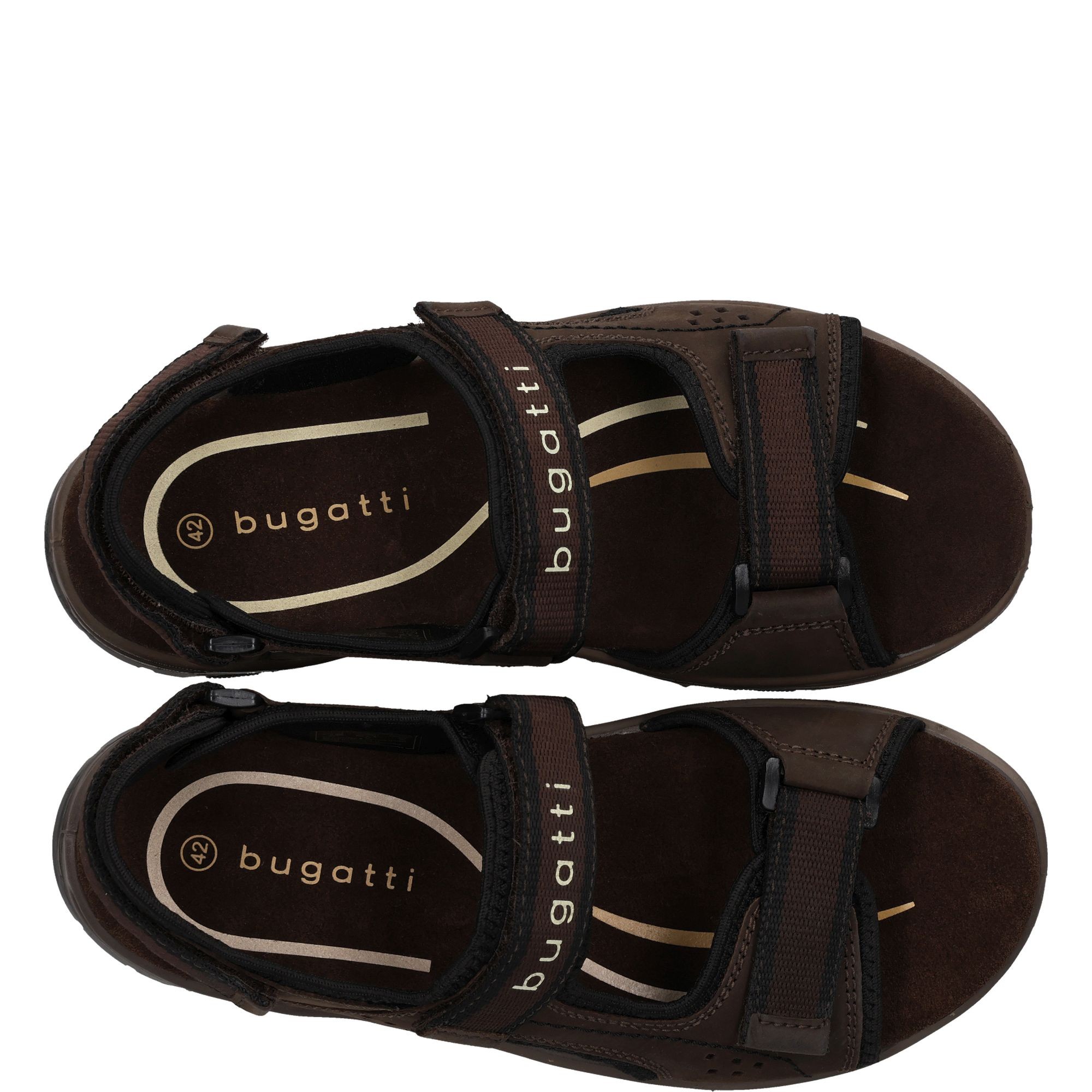 BUGATTI Basutės vyrams, Ruda, Sandals 6