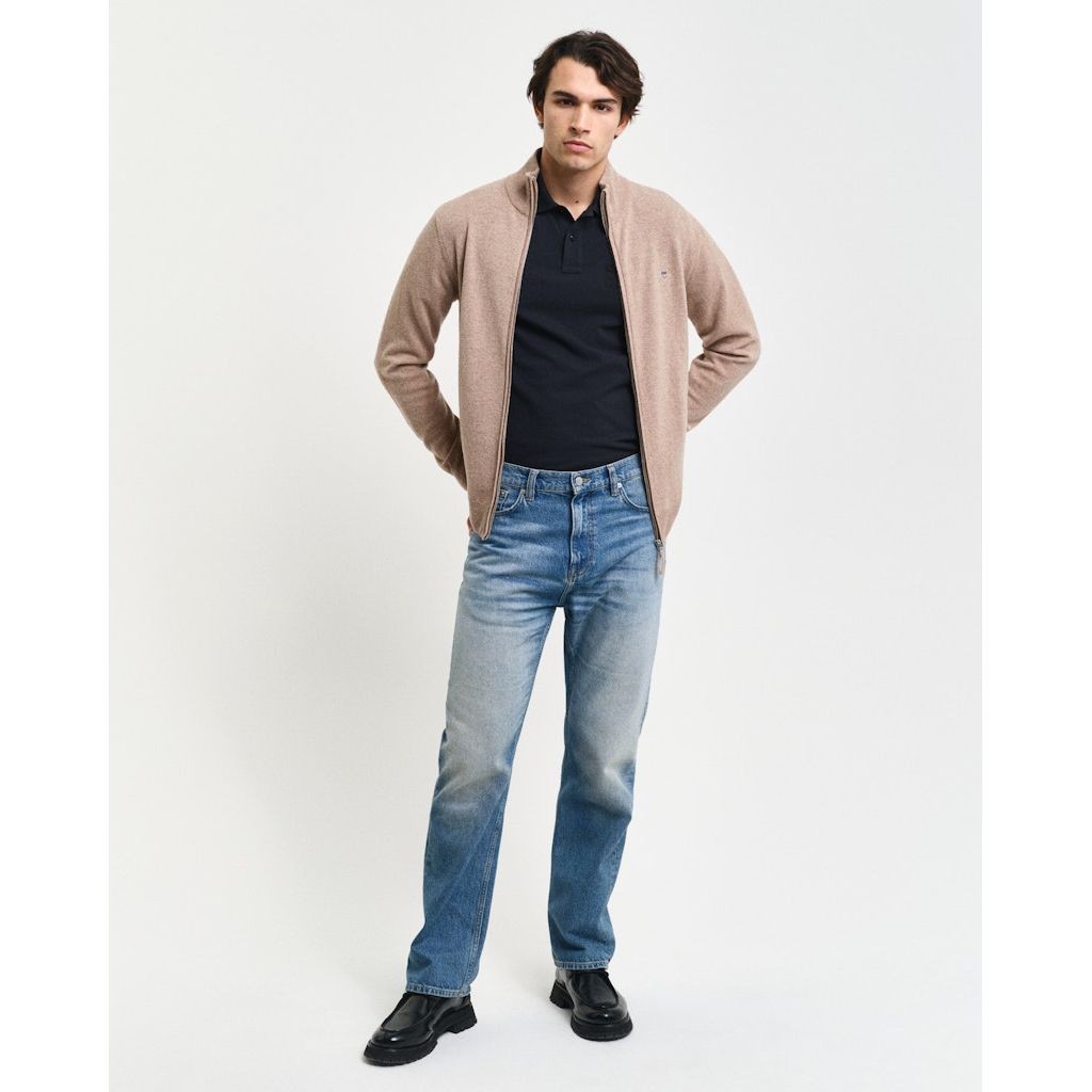 GANT Kardiganas vyrams, Ruda, SUPERFINE LAMBSWOOL 5