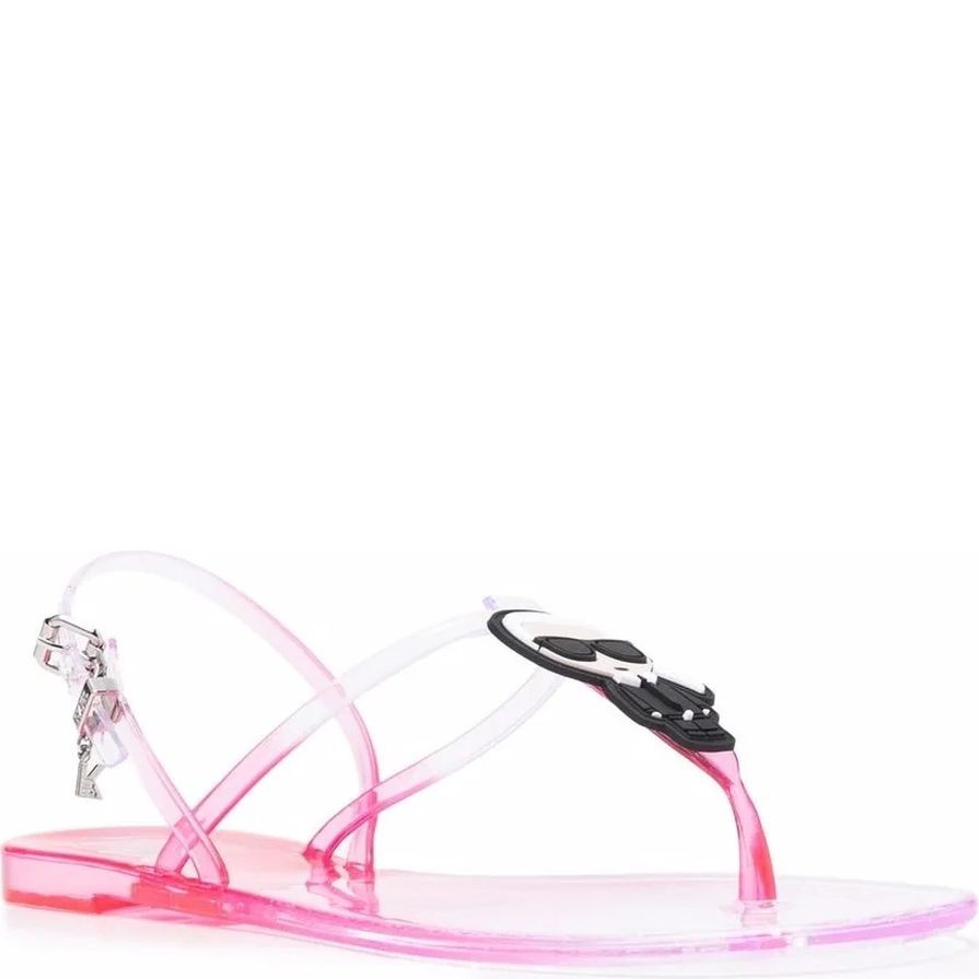 KARL LAGERFELD Basutės moterims, Rožinė, Jelly gradient sandals 1