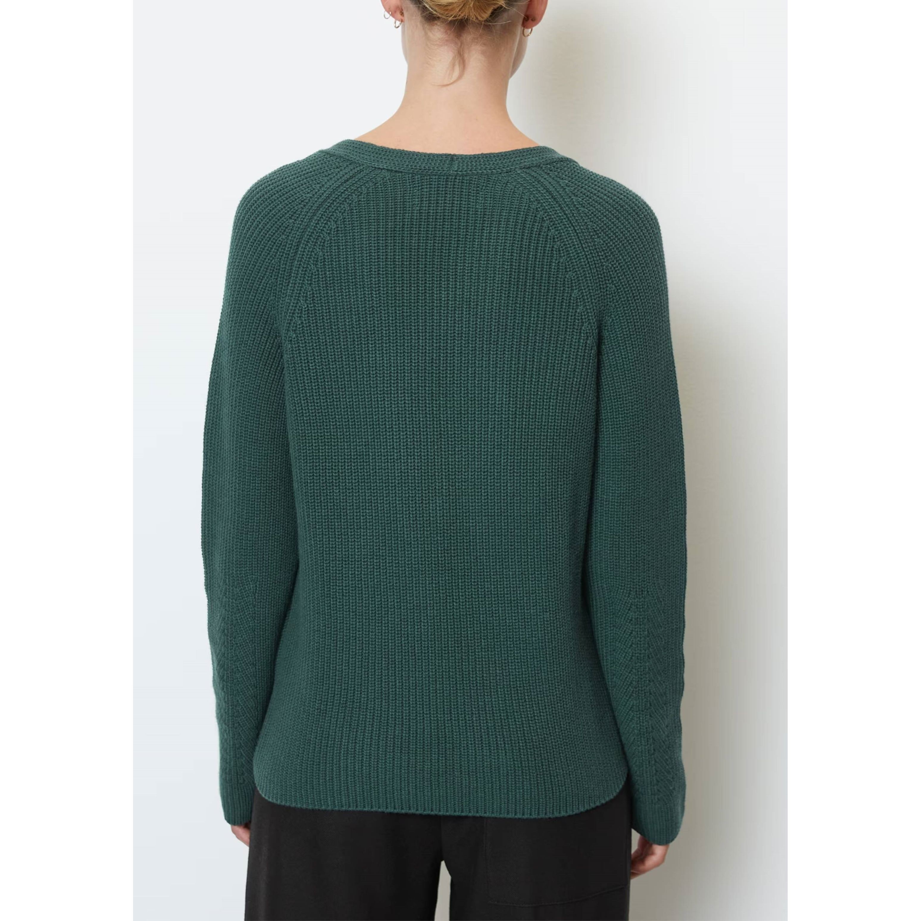 MARC O'POLO Megztinis moterims, Žalia 3