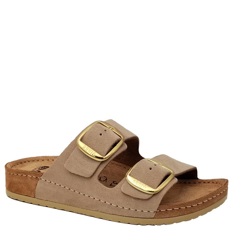 MUBB Šlepetės moterims, Smėlio, Nana, MUBB