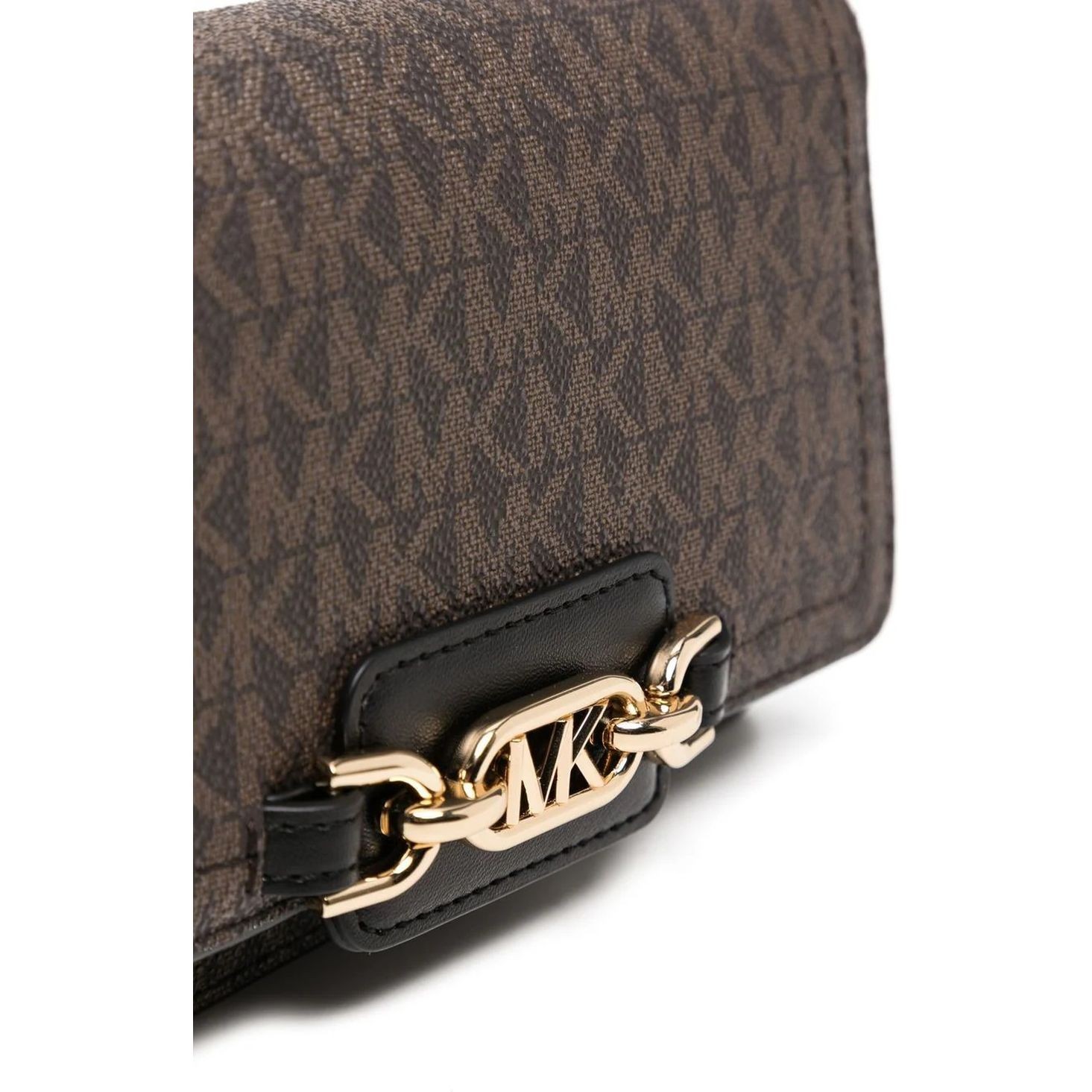 MICHAEL KORS Rankinė per petį moterims, Ruda, SM phone chain crossbody 3