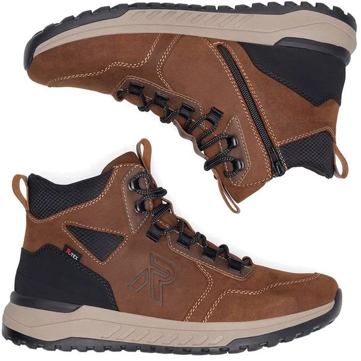 RIEKER EVOLUTION Aulinukai vyrams, Ruda, Men's boots 4