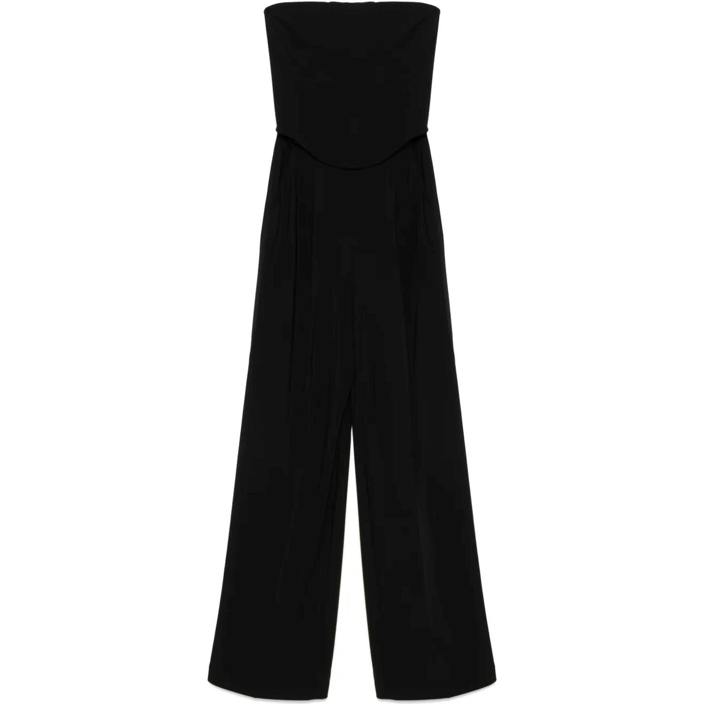 PINKO Kombinezonas moterims, Juoda, Strapless jumpsuit