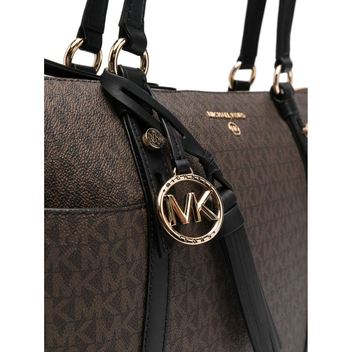 MICHAEL KORS Pirkinių krepšys moterims, Ruda, MD top-zip tote 3