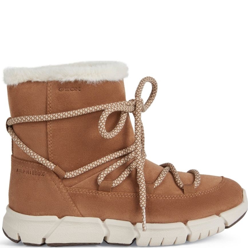 GEOX Aulinukai mergaitėms, Ruda, FLEXYPER AB BOOTIES 2
