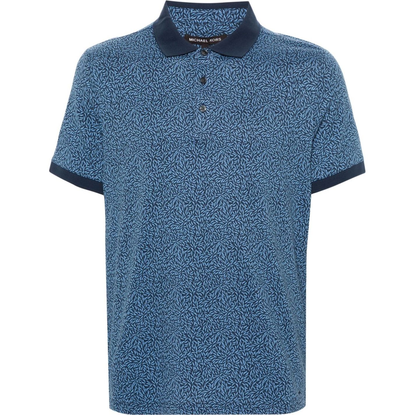 MICHAEL KORS Polo marškiniai trumpos rank. vyrams, Mėlyna, Printed pattern polo