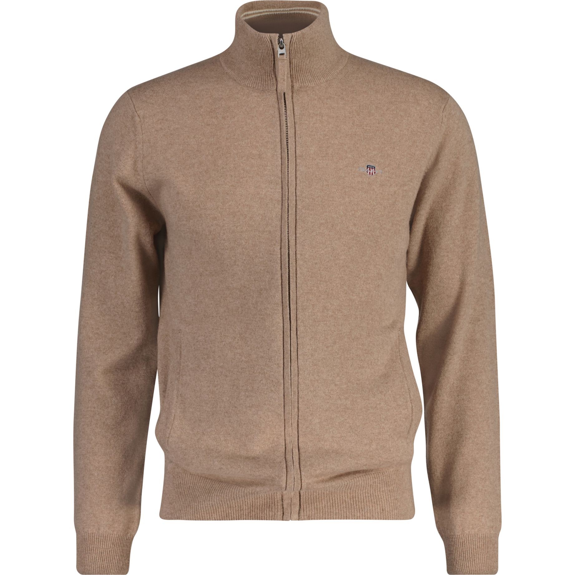 GANT Kardiganas vyrams, Ruda, SUPERFINE LAMBSWOOL 1