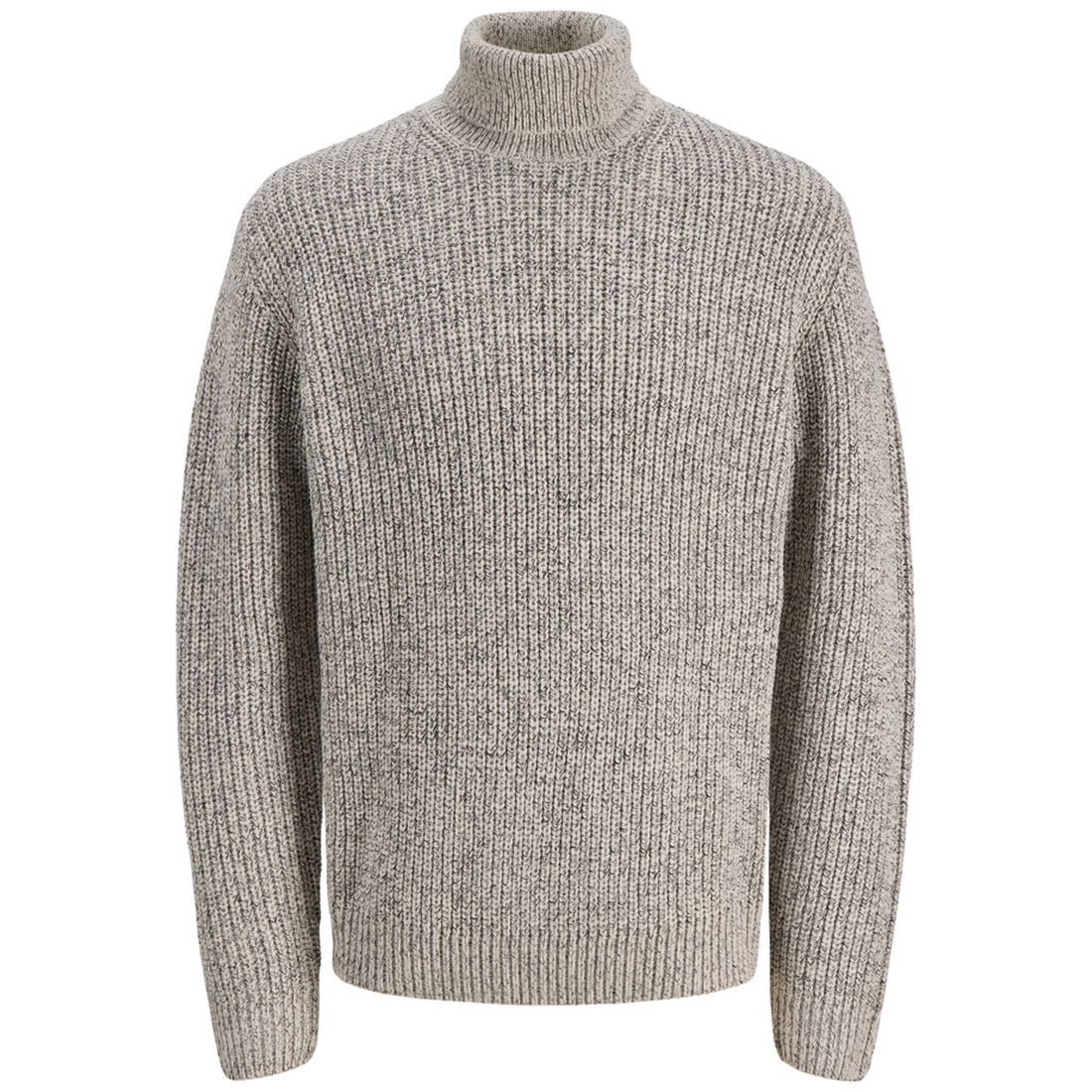 JACK & JONES Megztinis su kaklu vyrams, Gray, Bleecker knit roll neck