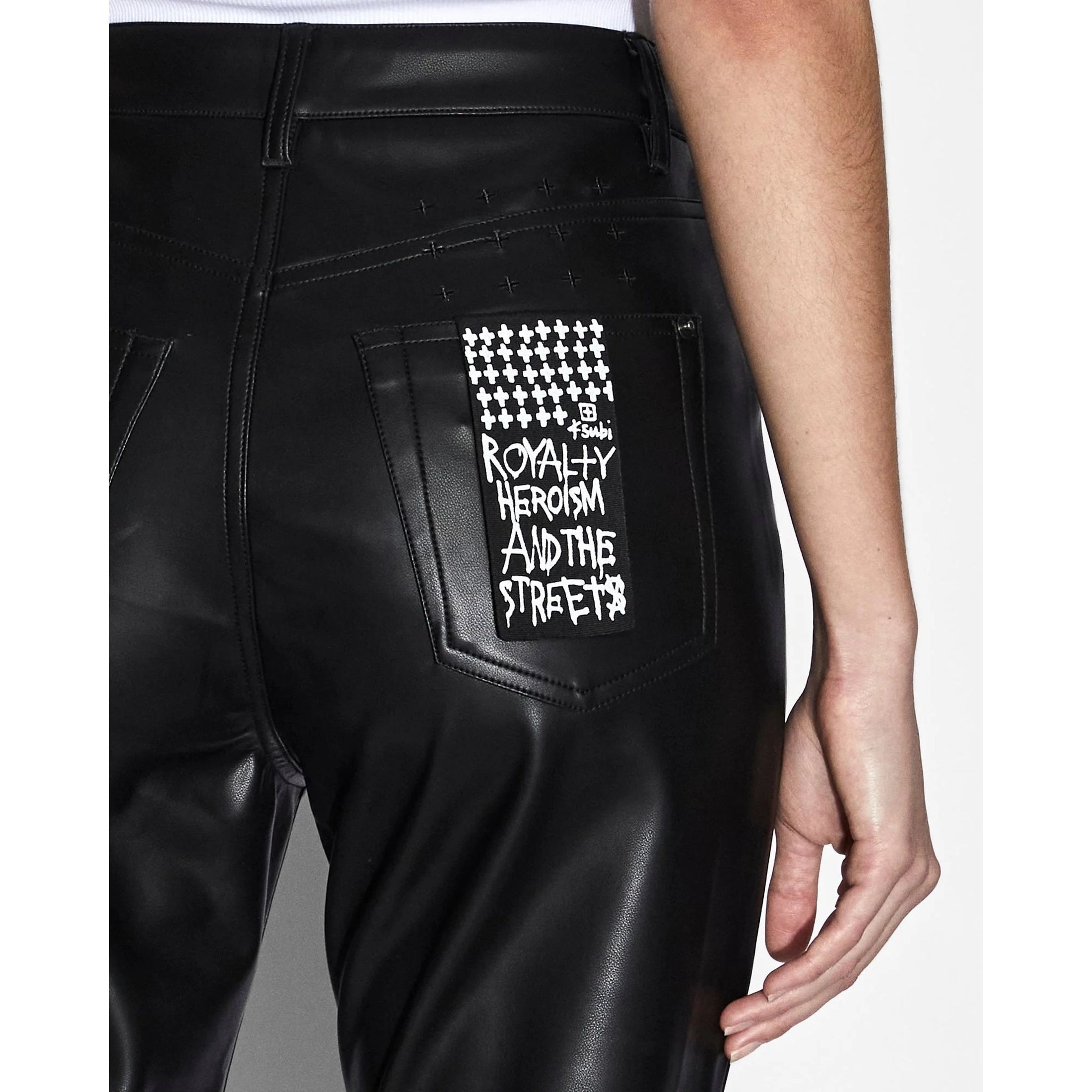 KSUBI Laisvalaikio kelnės moterims, Juoda, Soho pant black 2