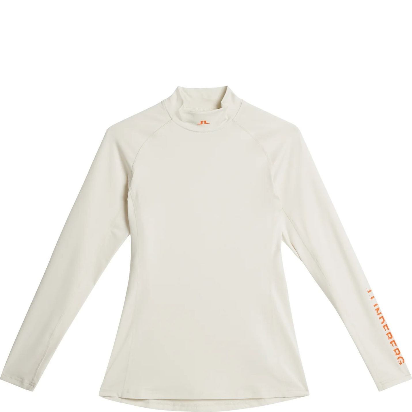 J.LINDEBERG Megztinis su kaklu moterims, Smėlio, Asa soft compression top