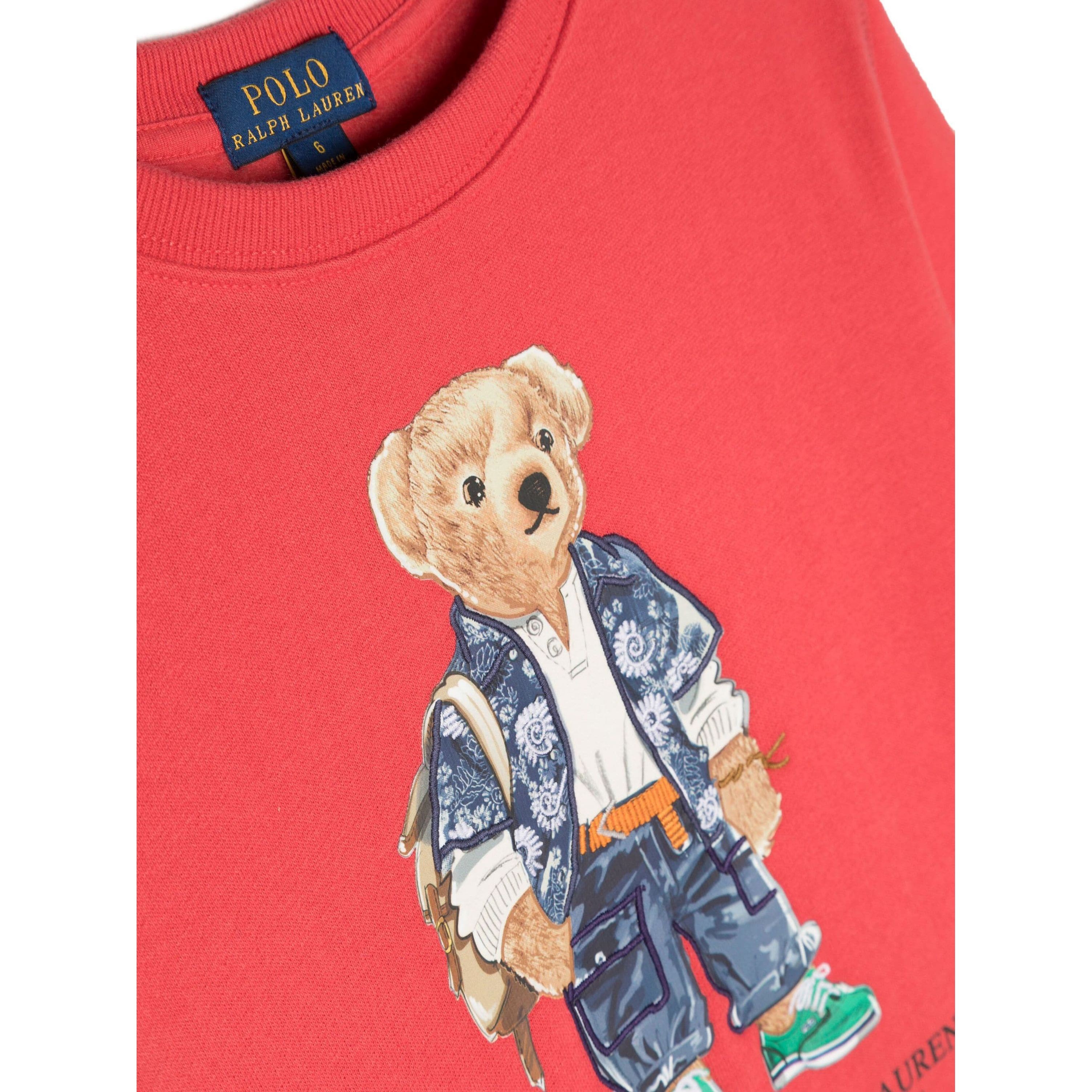 RALPH LAUREN KIDS Sportinis nertinis berniukams, Raudona, Sweatshirt 3